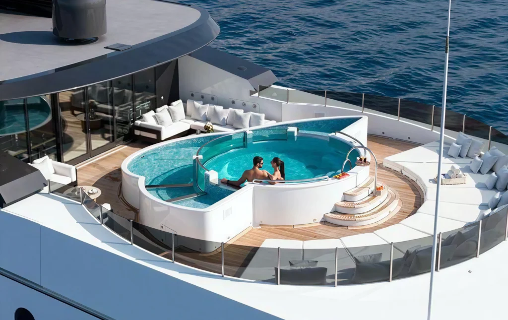 AHS (Oceanco 60M – M/Y AHS) - Front View