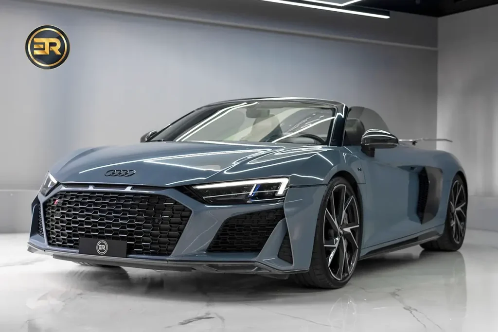 Rent Audi R8 V10 Nardo Grey in Dubai