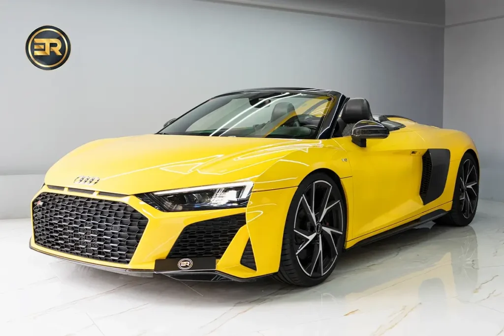 Rent Audi R8 Yellow in Dubai