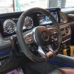 Mercedes G63 Matte Black Dubai interior