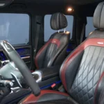 Mercedes G63 Matte Black Dubai interior