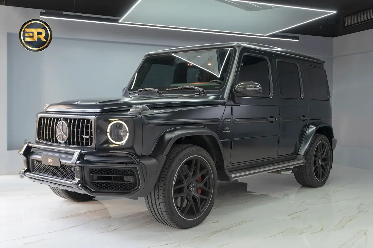 Mercedes G63 Matte Black Dubai Exterior