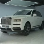 Rent Rolls Royce Cullinan White Black Badge in Dubai