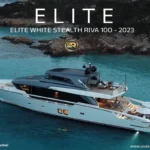 Elite White Stealth Riva 100 Yacht