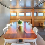 Baglietto 112ft - Dining Area