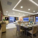 Benetti Fast 125 - Dining Area